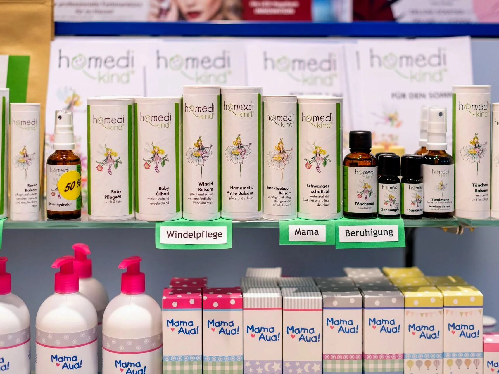 Baby- und Pflegeartikel im Sortiment der Reuss-Apotheke